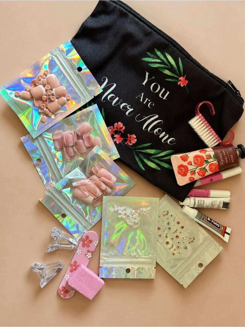 Nails at Play Pink Nude Press-On Nails and Nail Art Kit